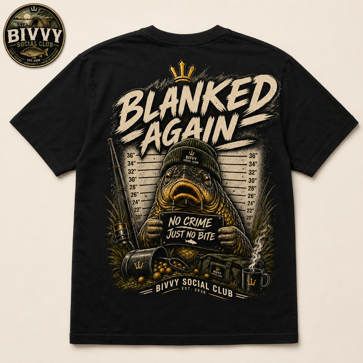 Blanked Again — Black — Back view