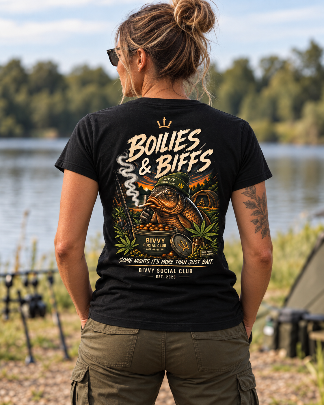 Boilies & Biffs — Women's fit — back print
